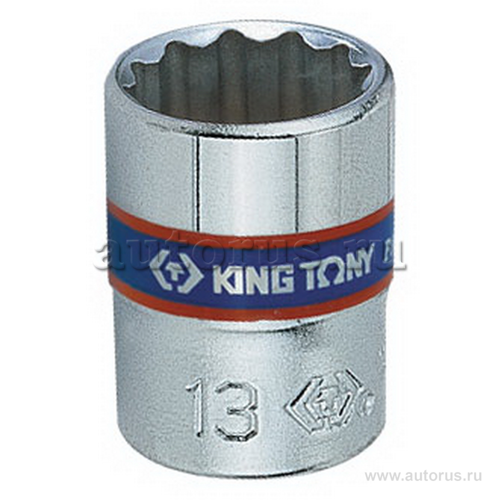 Головка торцевая стандартная двенадцатигранная 1/4, 4 мм KING TONY 233004M